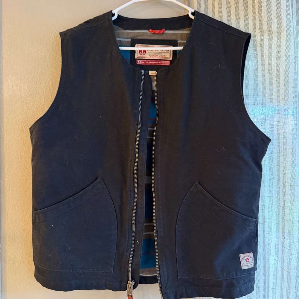 Men’s Iron and Resin canvas vest